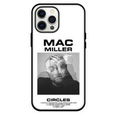 Mac Miller Phone Case For iPhone Samsung Galaxy Pixel OnePlus Vivo Xiaomi Asus Sony Motorola Nokia - Mac Miller Circles Album Cover Grayscale