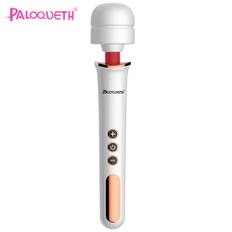 Paloqueth Powerful Massage Wand Rechargable White-Gold - vit