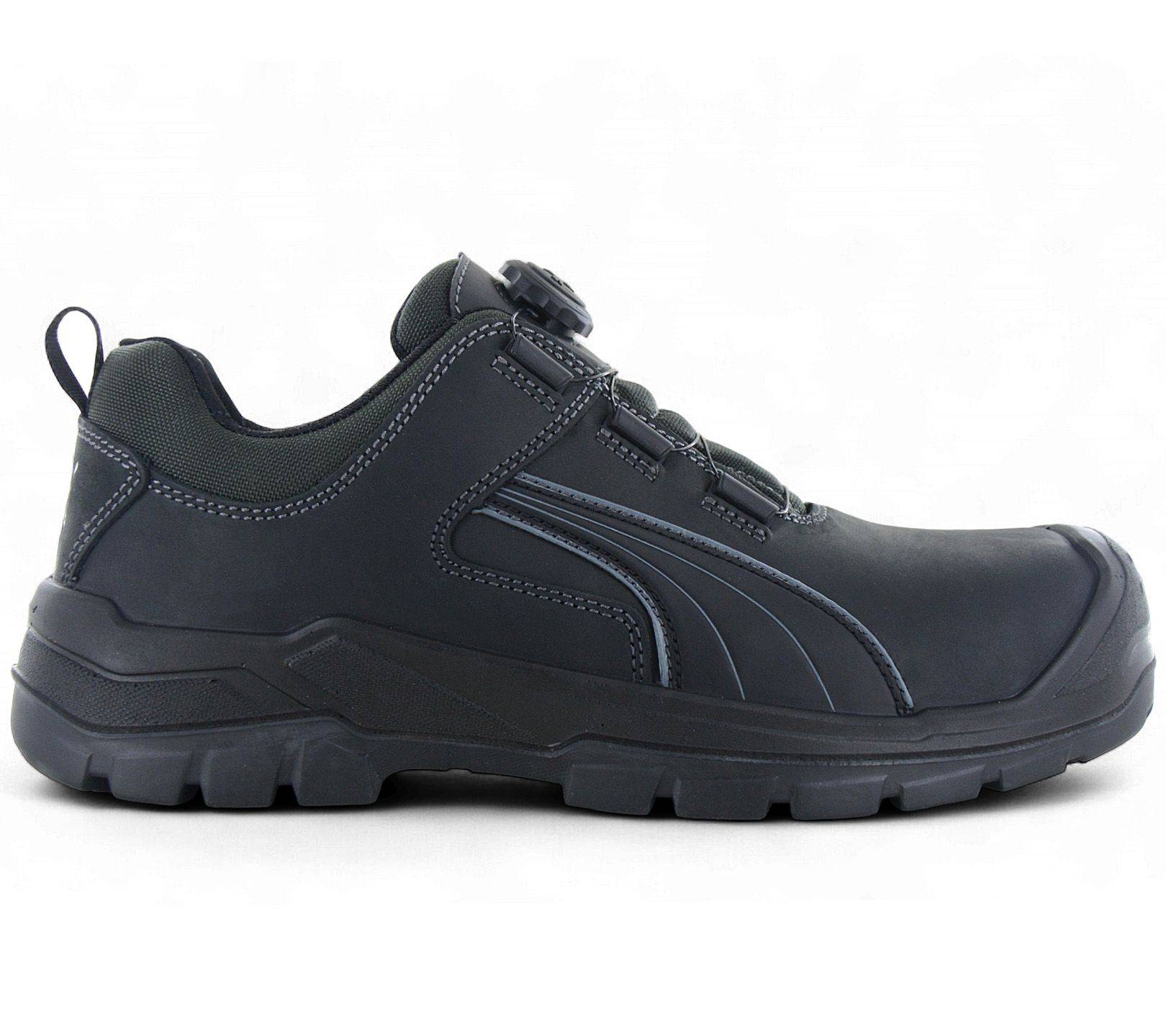 PUMA SAFETY CASCADES DISC LOW - Herren Sicherheitsschuhe S3 Arbeitsschuhe Schwarz 640721 ORIGINAL EU 41