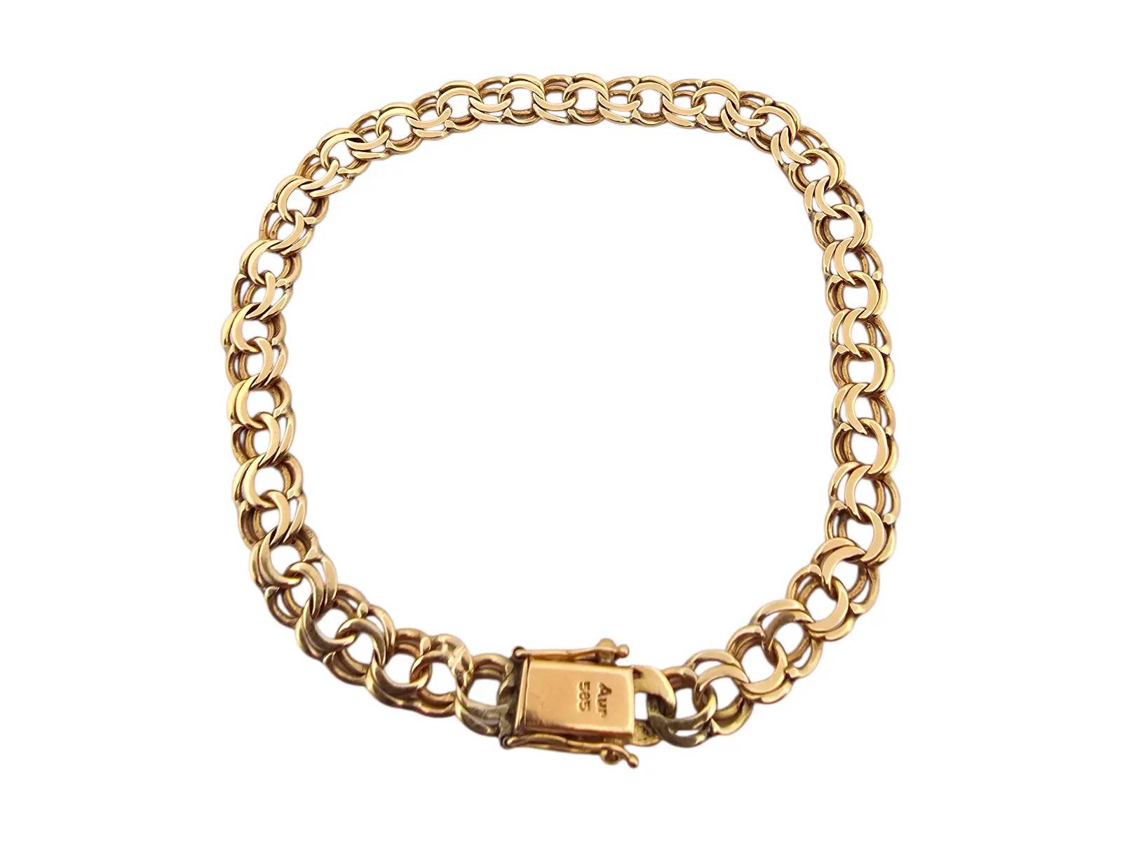 14k Bismarck armband 10 gram 20 cm