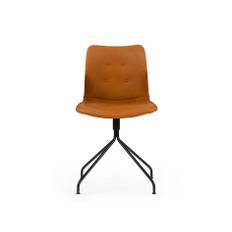 Primum Chair - Bent Hansen Drejestel/sort Zenzo Læder Cognac