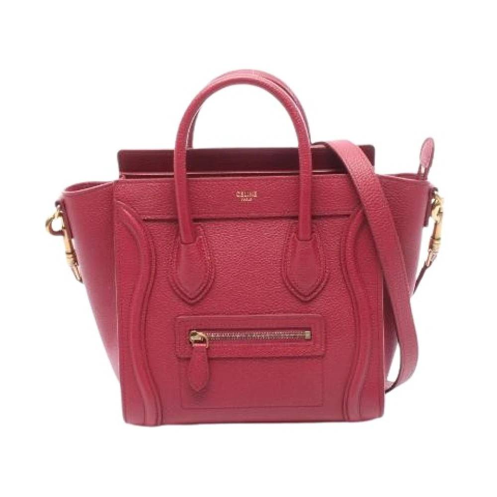 Celine Vintage - Pre-owned Luggage Nano Shopper Läder Handväska Vintage - Dam - ONE Size - Läder