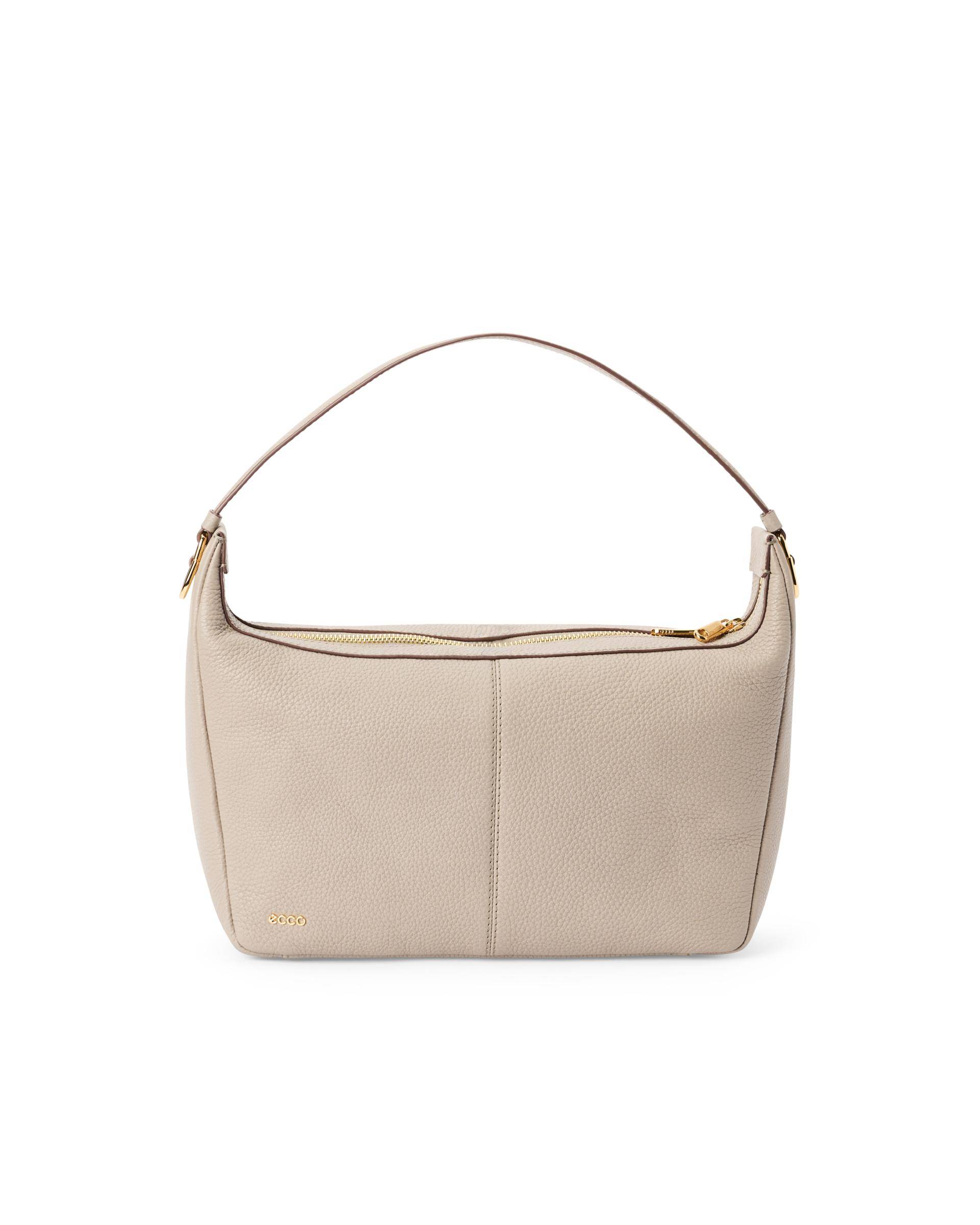 ECCO Hobo S - Kompakt hobostyle taske i læder - Beige
