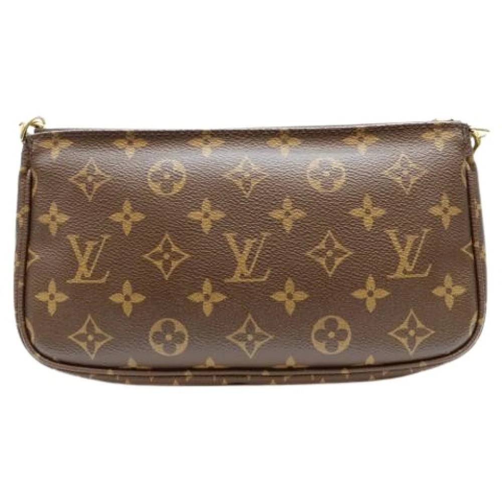 Louis Vuitton Vintage Pre-owned Vintage Monogram Skuldertaske - Vintage - Dame - Brun - ONE SIZE - Uld