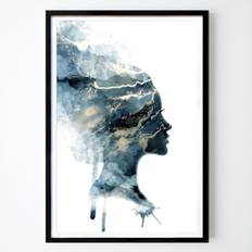 Abstrakt Poster: Whispers of Clouds av Jenny Nielsen