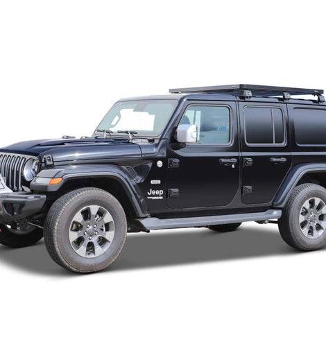 Jeep Wrangler JL 4 Door (2018-Current) Slimline II 1/2 Roof Rack Kit - by Front Runner