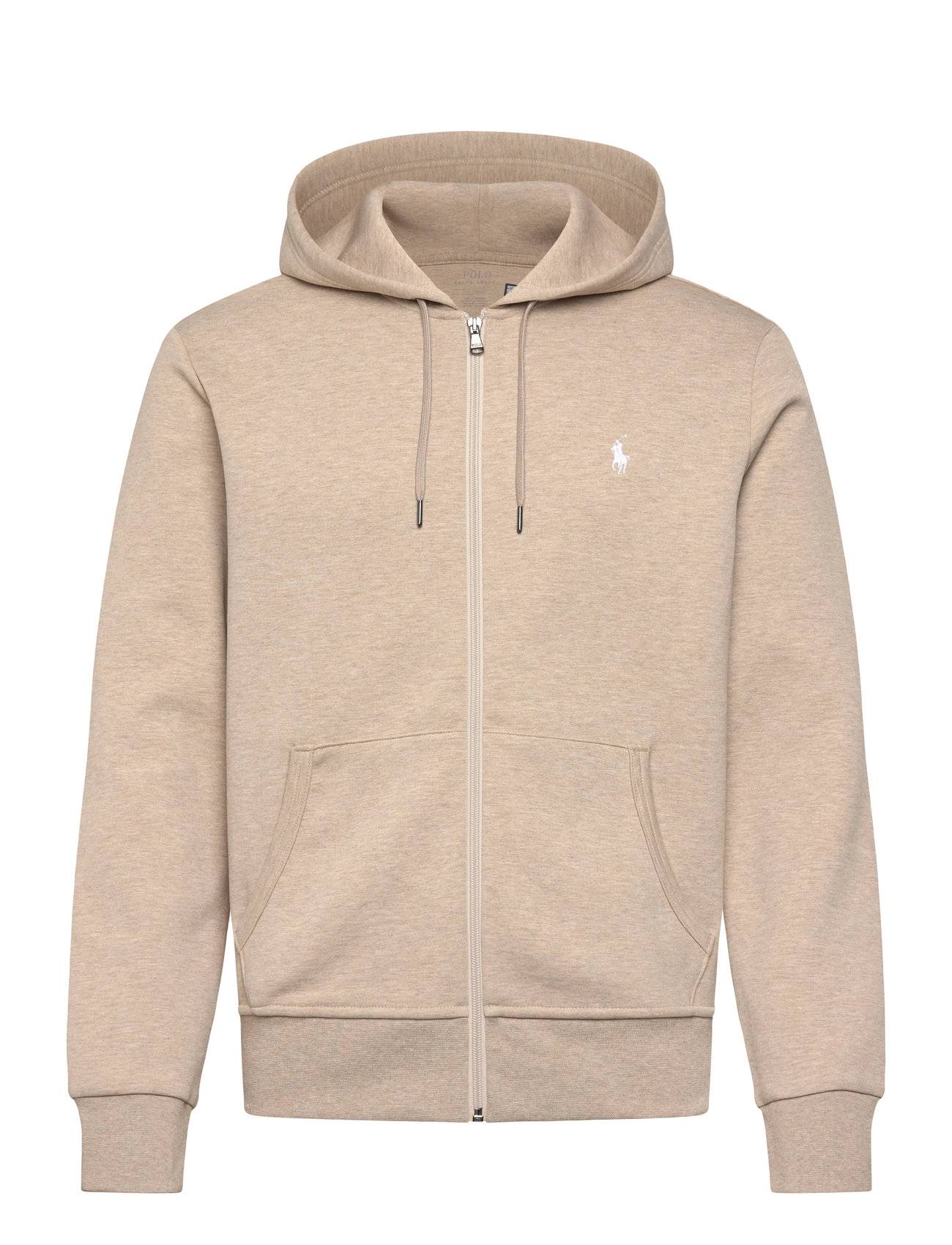Polo Ralph Lauren Double-Knit Full-Zip Hoodie - Beige - XL