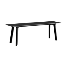 HAY CPH215 Deux 2.0 bänk 140 cm Black laminate-lacquered beech - Svart