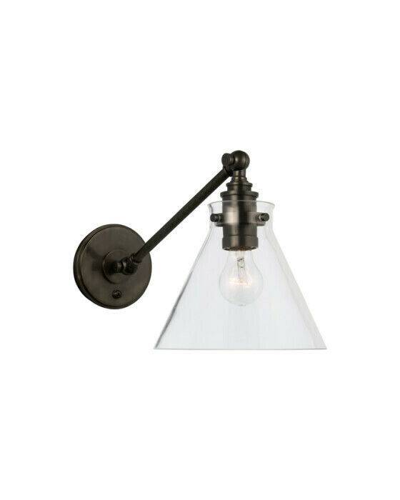 Visual Comfort Parkington vägglampa brons/klarglas - Guld / Brun