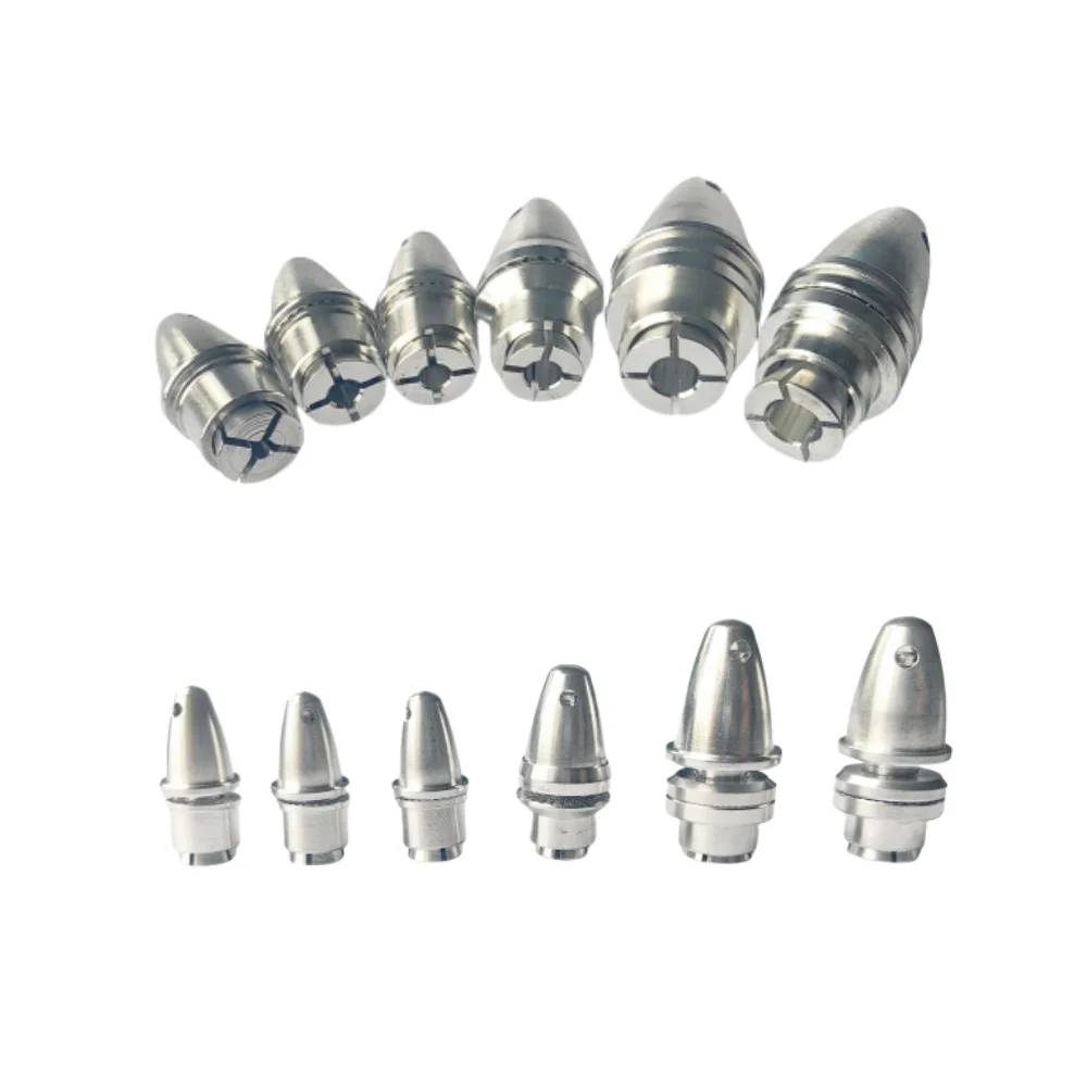 1/5pcs 2mm/3mm/3.17mm/4mm/5mm/6mm Aluminum Bullet Propeller Adapter Holder M5/M6/M8 For RC Airplane Quadcopter Motor Parts