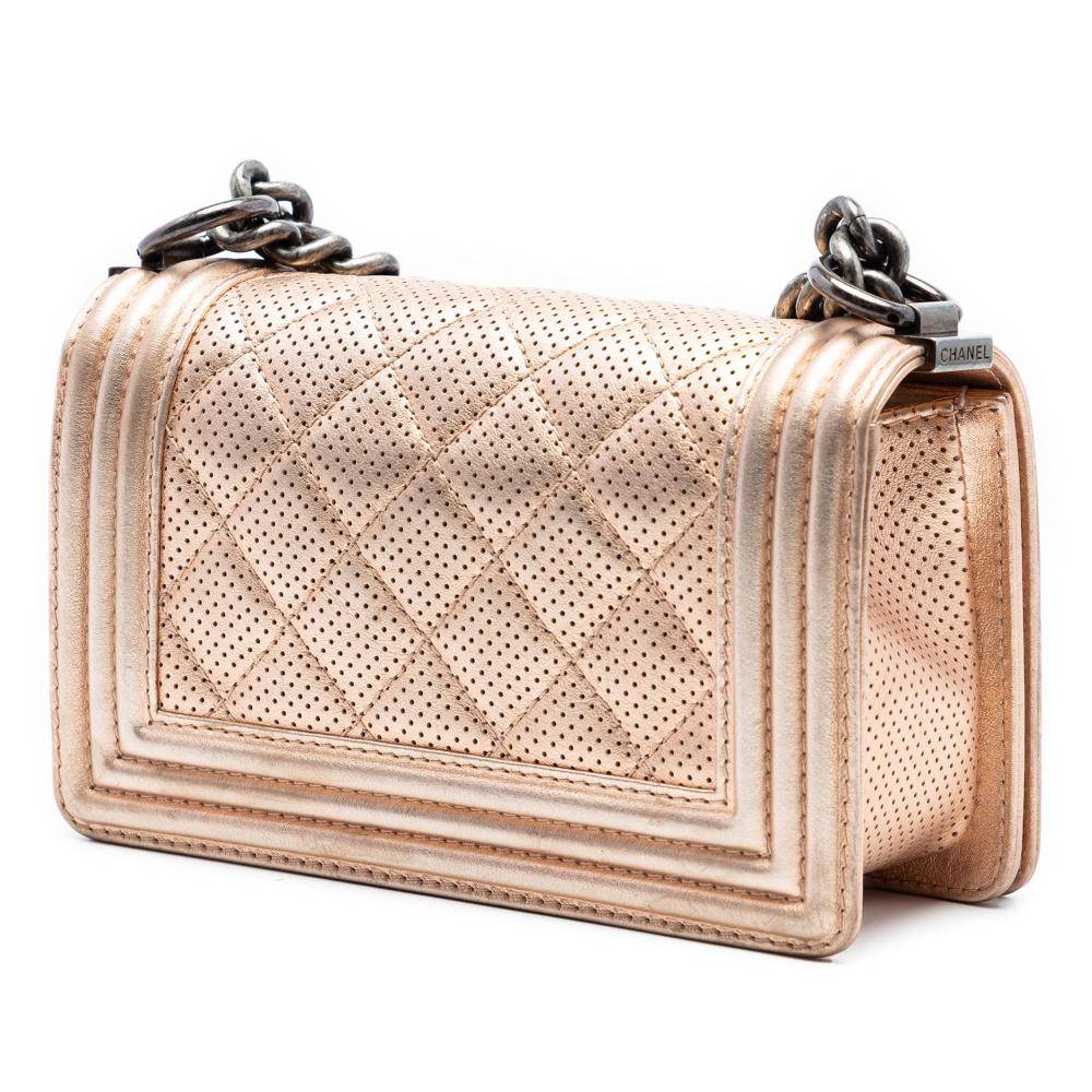 Chanel Vintage Chanel Flap Bag Stl. - Chanel Vintage Från Magasin - Gold (L 12cm x W 20cm x D 7cm)