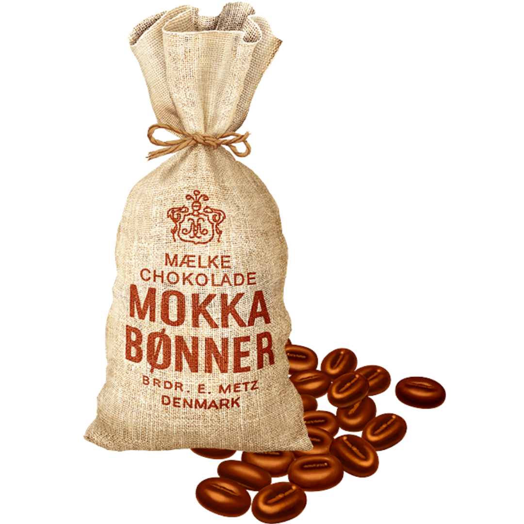 kaffeagenterne - Mokkabønner med mælkechokolade.