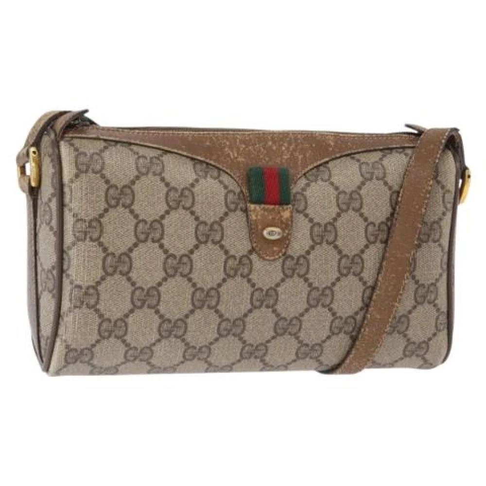 Gucci Vintage Pre-owned Cross Body Bag - Vintage - Dame - Beige - ONE SIZE -