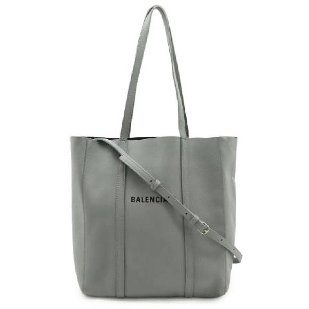 Balenciaga Vintage Pre-owned Vintage Tote Bag - Vintage - Dame - Grå - ONE SIZE - Læder