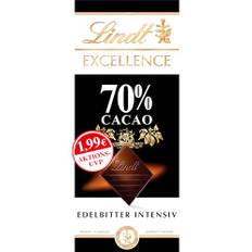 Lindt Schokolade EXCELLENCE 70% Kakao, Promotion | 100 g Tafel |Intensive aromatische Edelbitter-Schokolade | vegane Schokolade | Schokoladentafel | Schokoladengeschenk