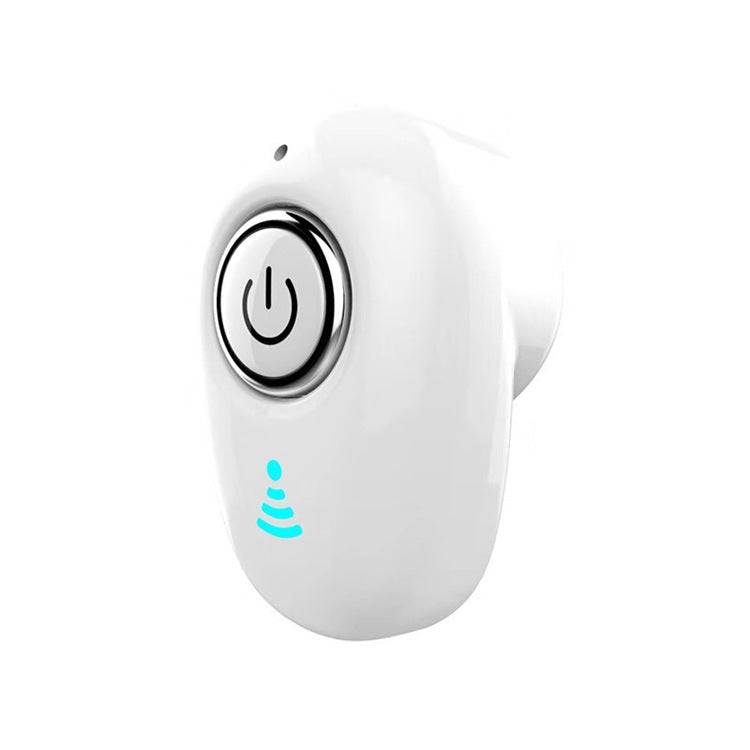 Mini Bluetooth Headset Wireless Invisible Earbuds - White / USB