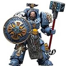 JOYTOY 1/18 actionfigur Warhammer 40 000 Space Wolves Arjac Rockfist 12,6 cm samlarobjekt actionfigurer kit