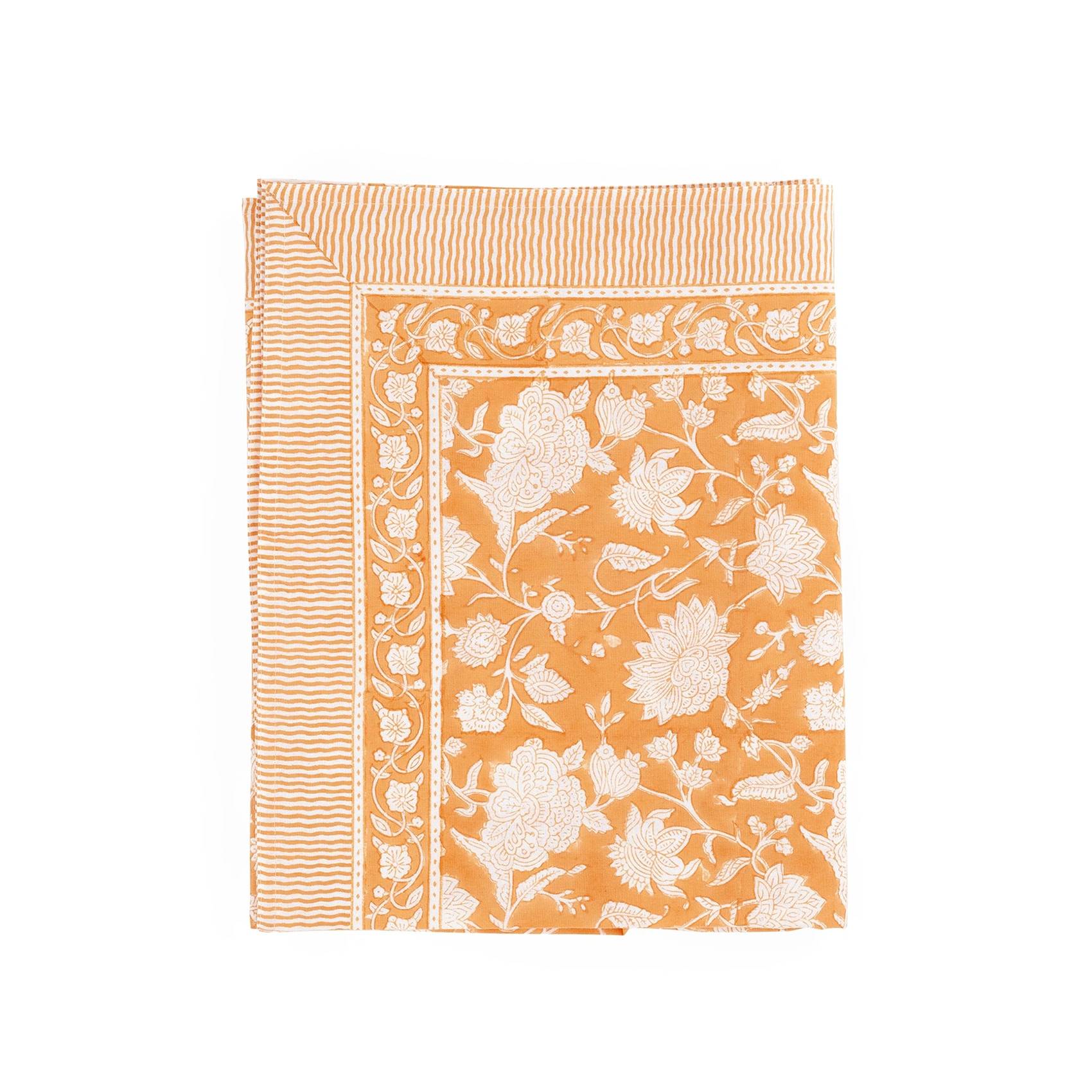 Bordsduk Indian Rose orange, 170x270 cm - Orange
