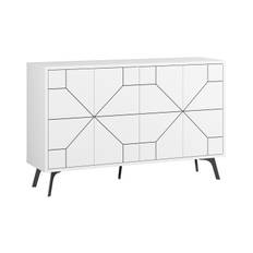 Konsollbord Urgby 123x62,4 cm - Vit Avlastningsbord