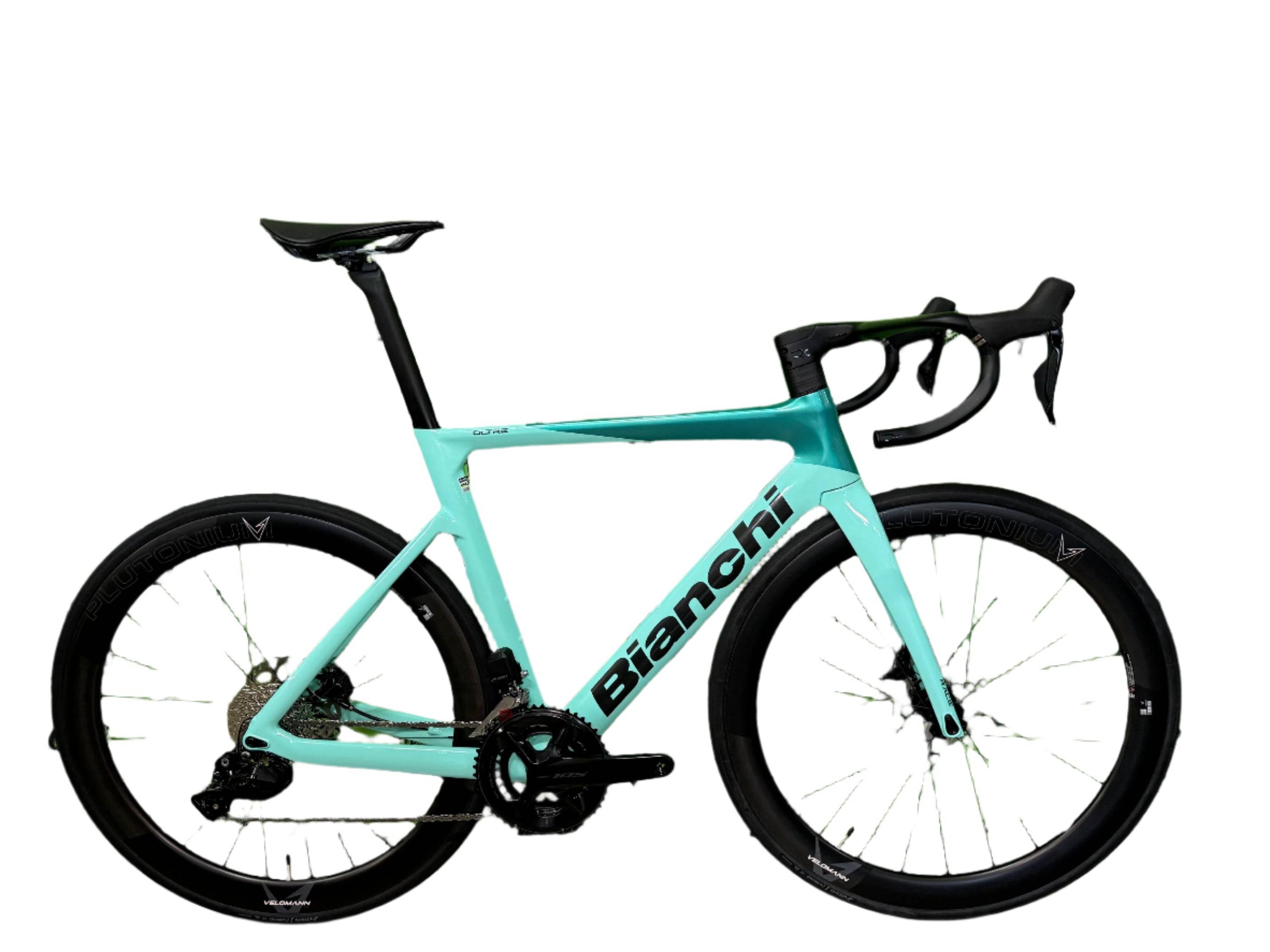 Bianchi Oltre RACE 2025 - Shimano 105 Di2 2x12sp - Velomann Plutonium - 017 / 53 / CELESTE (53)