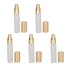 5 St Parfym Atomizer Flaskor, Pocket Travel Parfym Provflaskor, 10 Ml Portable Mini Tom Refillable Spray Flaska, Lätt Påfyllbar Parfym Spray Pump Flaska För Kvinnor