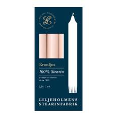 Liljeholmens - Kronljus 20,7 cm 4-pack dimrosa