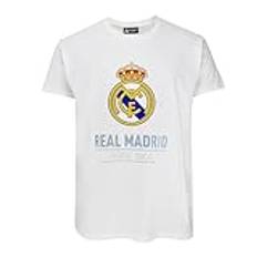 Real Madrid Tryckt nr 89 vit T-shirt - licensierad produkt unisex vuxen T-shirt (1-pack)