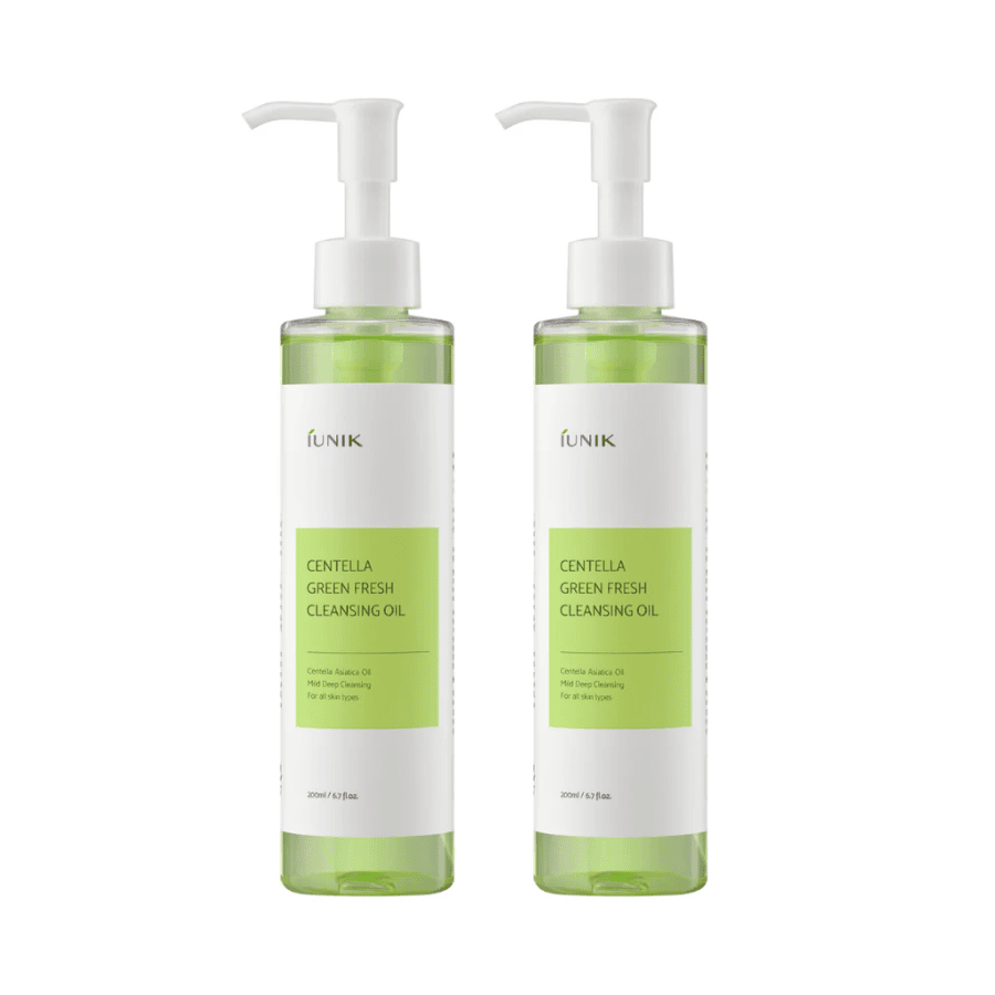 IUNIK - Centella Green Fresh Cleansing Oil set 2x 200 ml