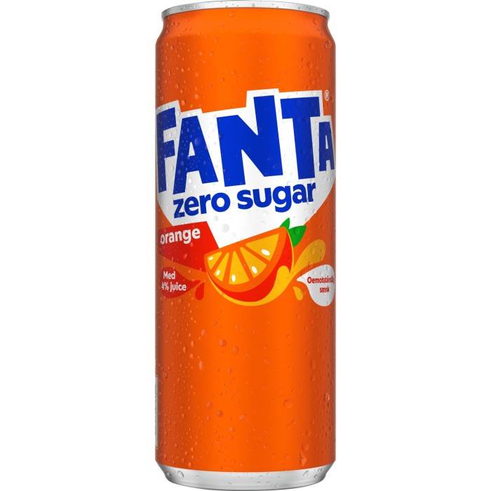 Fanta Zero Orange 33cl