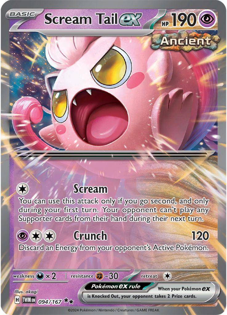 Scream Tail ex 094/167 Pokemon SV06 Twilight Masquerade