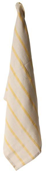 Au Maison Viskestykker, Stripe, sand/yellow, 50x70 cm, 2 stk.