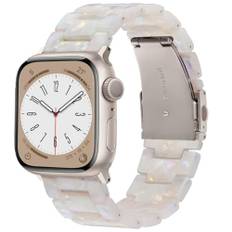 Towonshy Leicht Harz Armband Kompatibel Mit Apple Watch 38mm-49mm, Fashion Achatfarbe für iWatch Ultra/Ultra 2, SE Serie 10 9 8 7 6 5 4 3 2 1