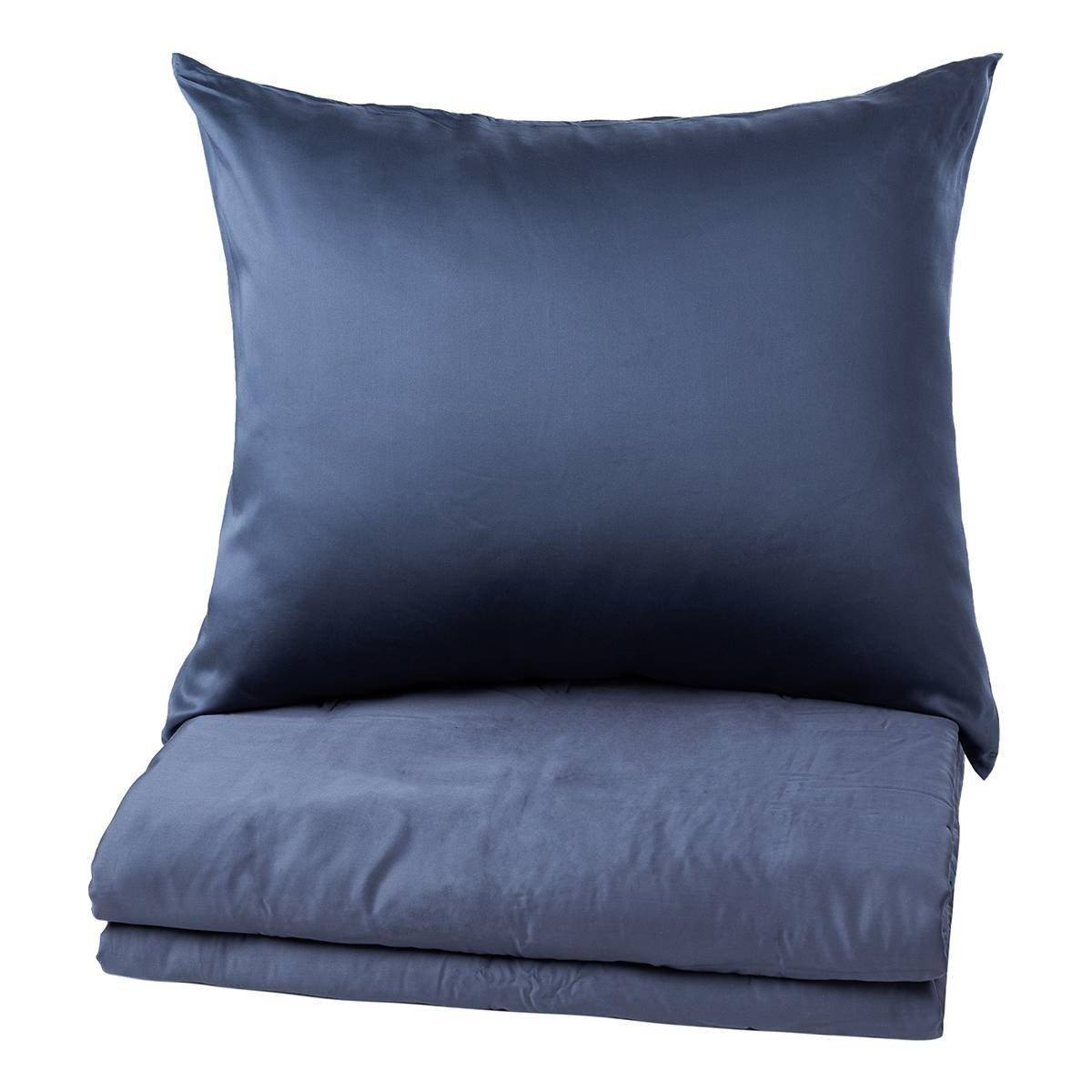 Påslakanset Grå Bambu 300 tc Andy - Påslakan 240x220 cm + Örngott 50x60 cm