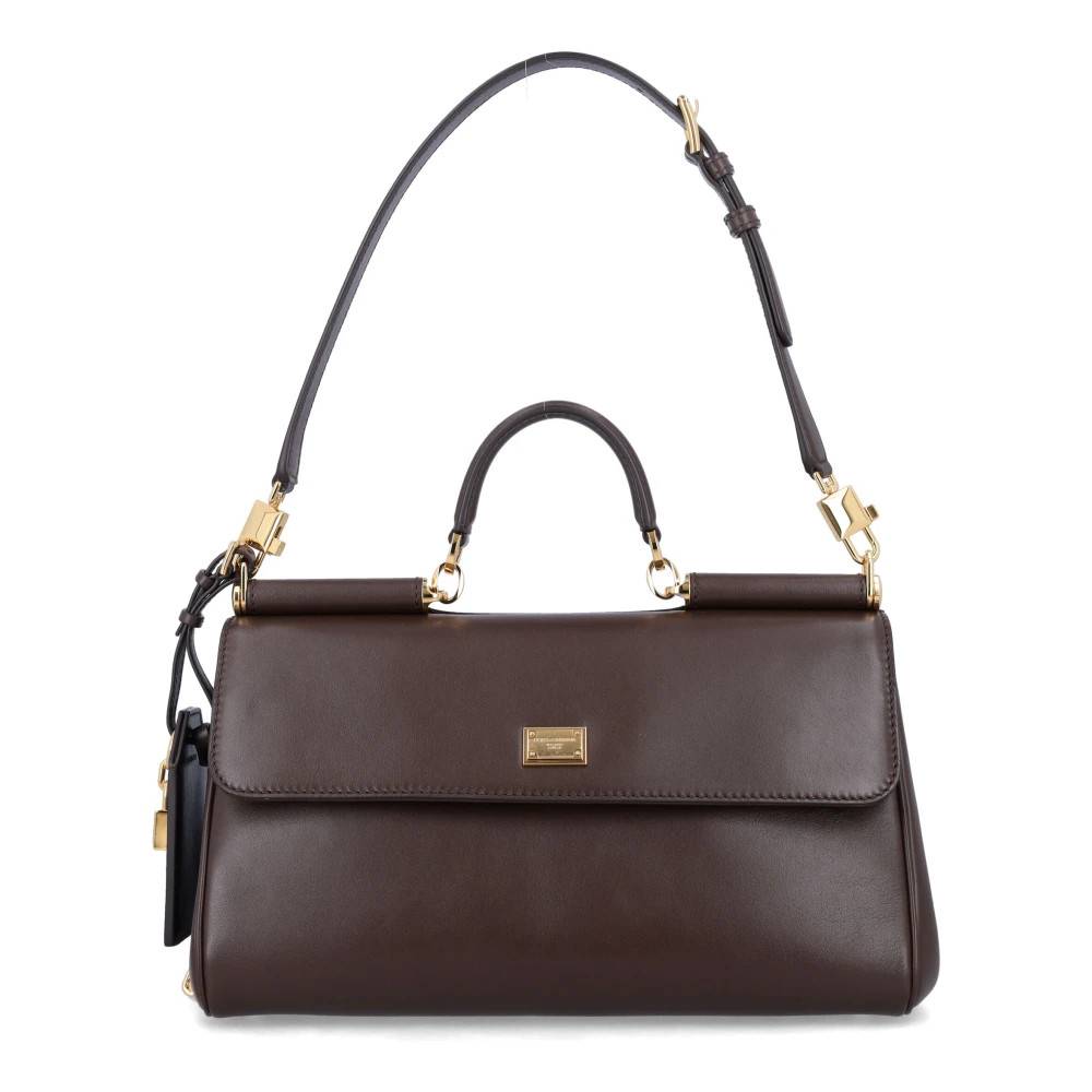 Dolce & Gabbana Elegant My Sicily Håndtaske - Tasker - Dame - Brun - ONE SIZE - Uld