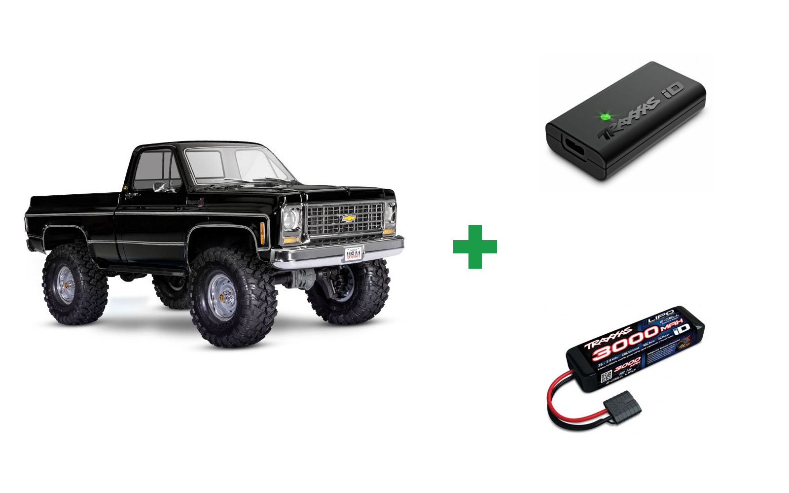 TRX-4 Crawler Chevrolet K10 ´79 RTR - Sort / Kompletpakke – alt inkluderet og klar til brug