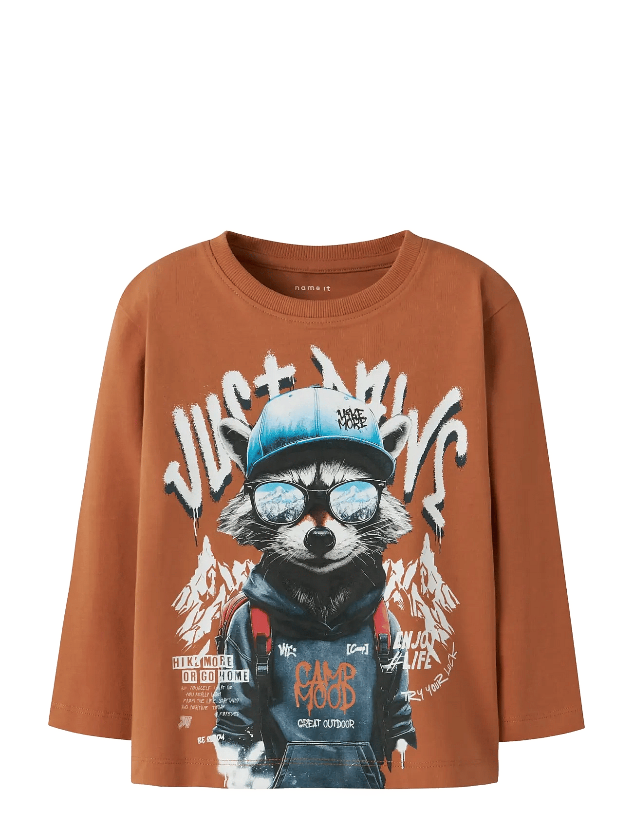 name it Nmmolly Ls Nreg Top Box - Orange - 86