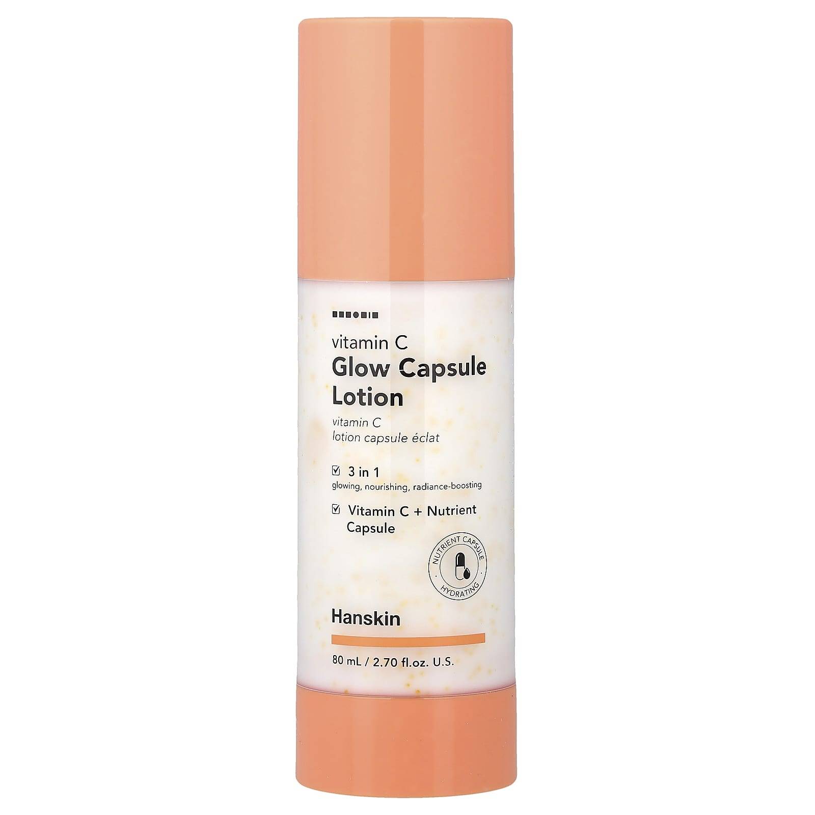 Hanskin, Vitamin C Glow Capsule Lotion, 80ml (2.7 fl oz)