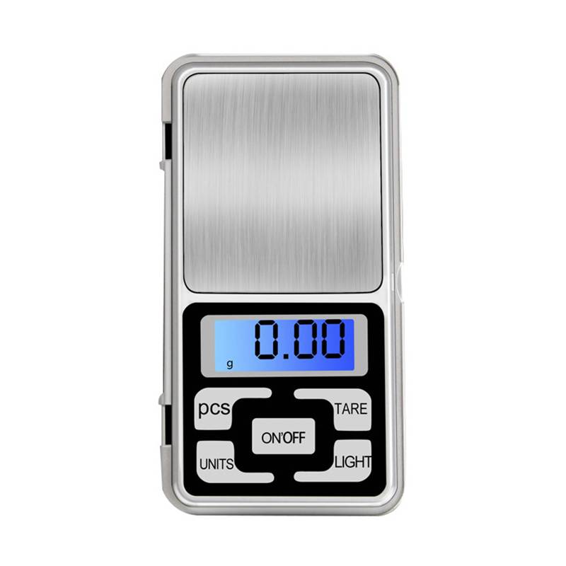 Mini digital skala 100/200/300/500g 0.01/0.1g hög noggrannhet bakgrundsbelysning elektrisk ficka för smycken gram vikt för kök - 2 / 500g-0.1g