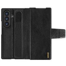 Nillkin for Samsung Galaxy Z Fold 7 Case Aoge Vintage Leather Case Card Pocket Book Cover for Samsung Z Fold7 with Pen Slot Samsung Galaxy Z Fold 7 brun