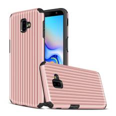 Samsung Galaxy J6 Plus (2018) resväska hybridfodral - Roséguld