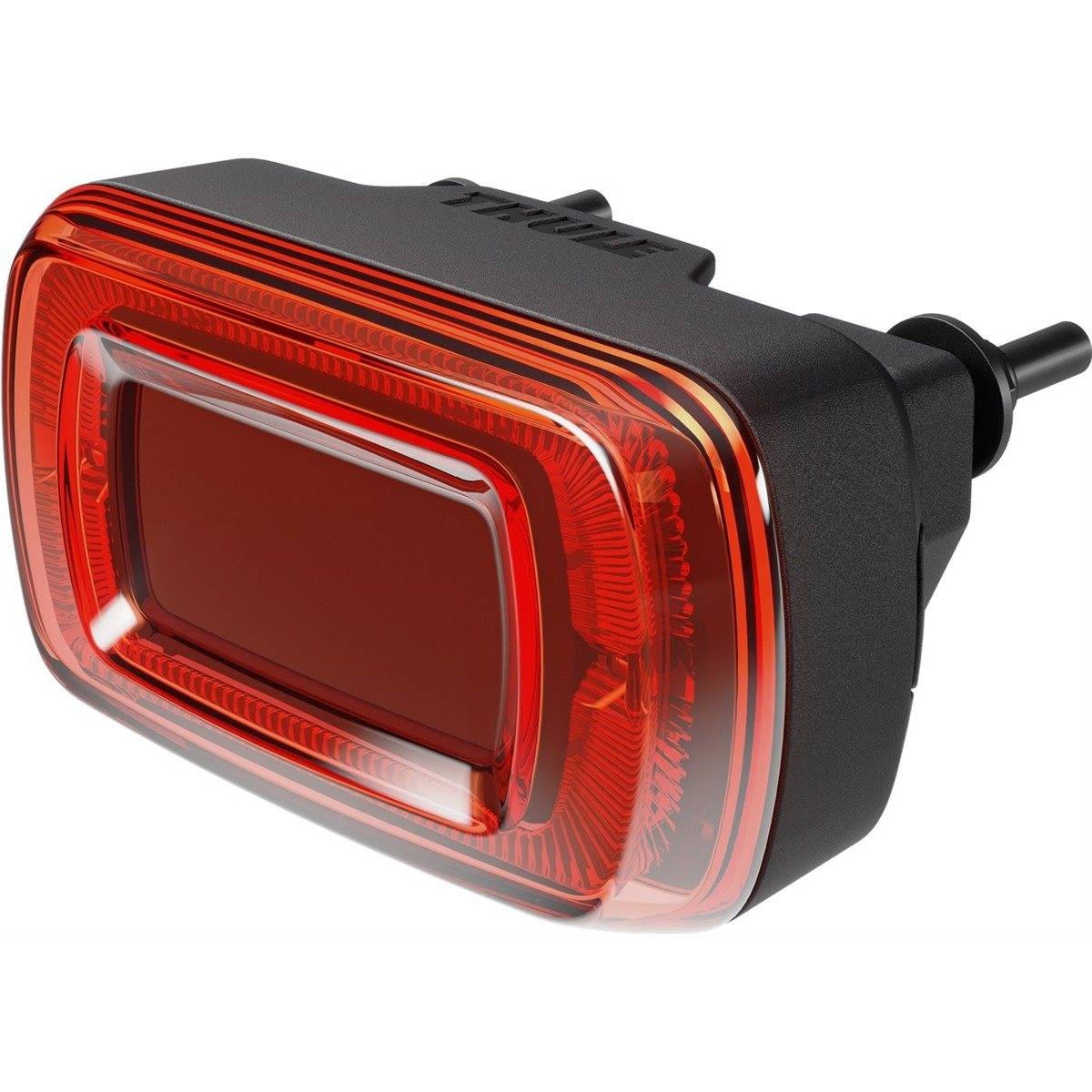 Baglygte Bagagebærer Thule Delight 2 Rear Bike Light Tour Rack röd