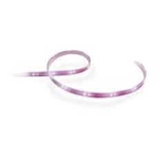 Philips Hue Lightstrip Plus V4, 2m Smarta Hem RGB ledslinga - dimbar ljusslinga smart LEDstrip för belysning, underhållning & spel, Bluetooth/Zigbee, röststyrning via Alexa, Google & Siri