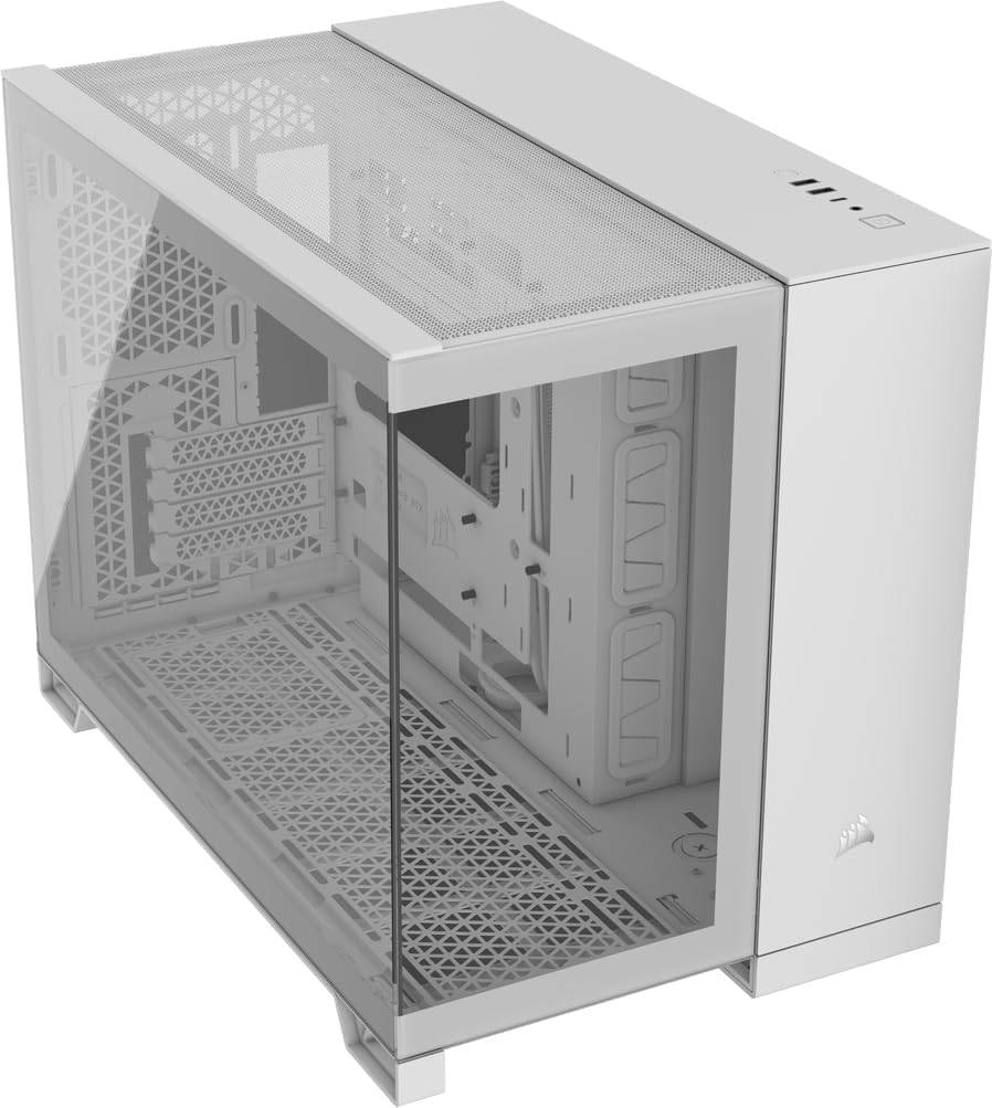 CORSAIR 2500X Micro ATX Dual Chamber PC Case White CC-9011266-WW vit