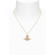 VIVIENNE WESTWOOD AGNATHA BAS RELIEF PENDANT Size: OS, colour: GOLD