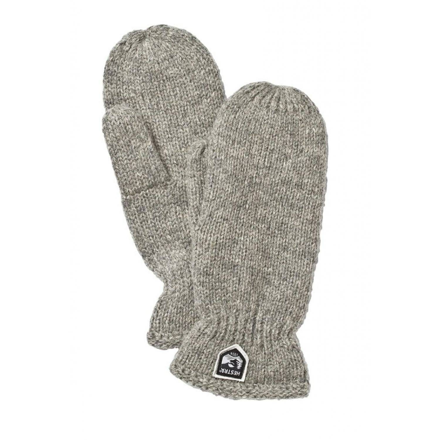 Hestra Basic Wool Mitt Uldvante (Grey) - Grå - 11 - Polyamide/uld.