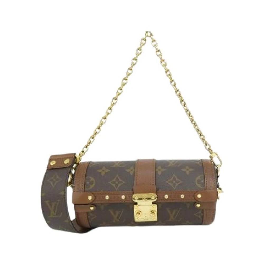 Louis Vuitton Vintage Pre-owned Papillon Trunk Monogram Skuldertaske - Vintage - Dame - Brun - ONE SIZE - Uld