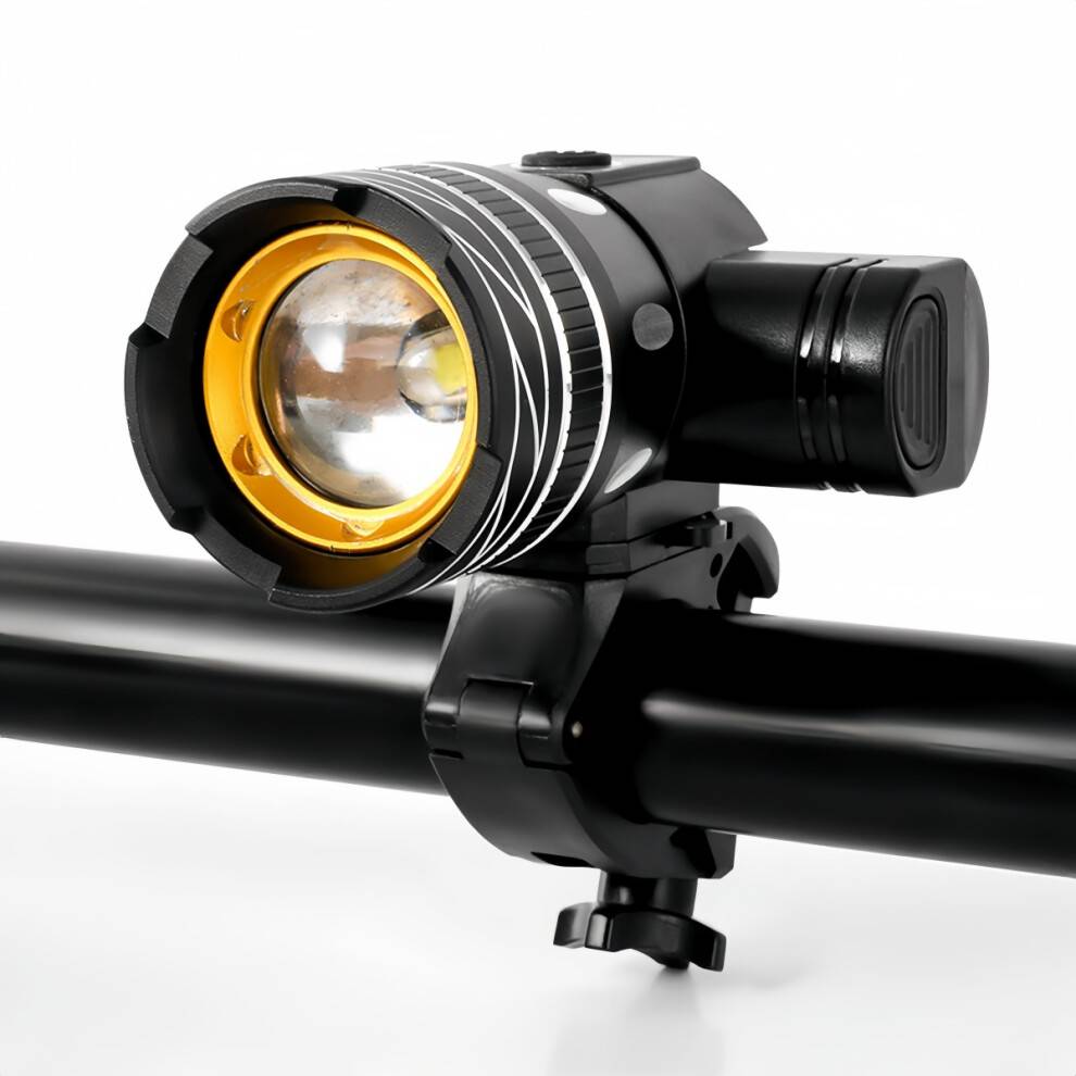 JP-7602 Cykel LED Forlygte USB Genopladelig MTB Cykel Forlygte