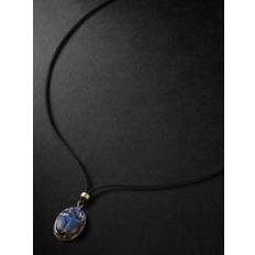 Jacquie Aiche - Gold, Labradorite and Cord Necklace - Men - Blue