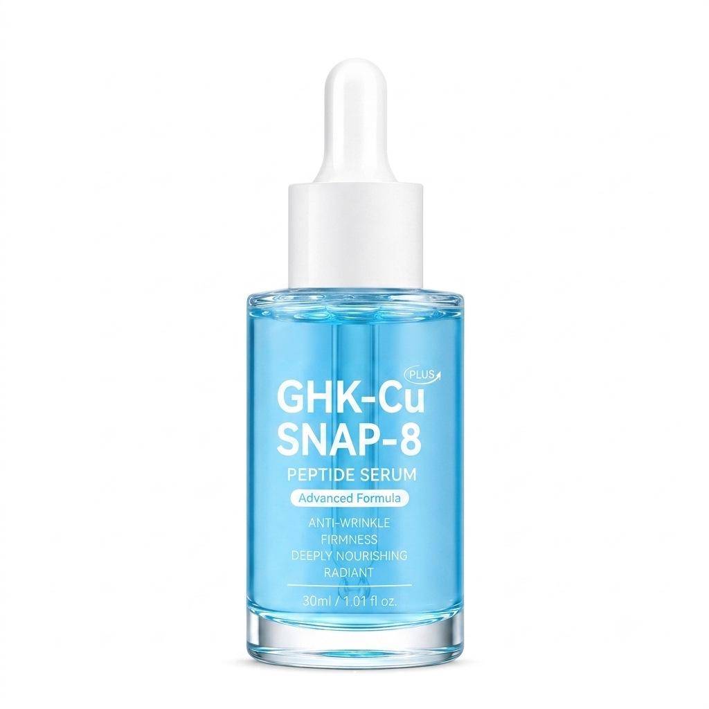 English Label Blue Copper Peptide Serum - Private Label Customization & Small Batch Orders