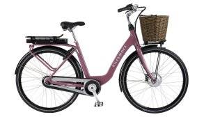 Kildemoes Læsø dame lyserød 7 indvendige shimano gear - elcykel